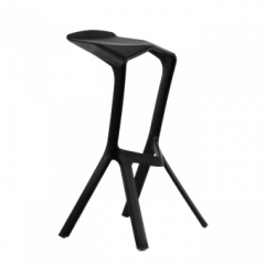 Барный стул Barneo N-227 Miura черный в Магнитогорске - magnitogorsk.mebel24.online | фото