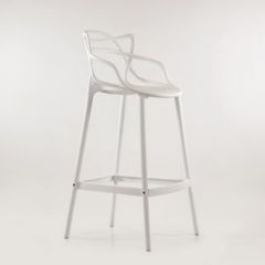 Барный стул Barneo N-235 Masters, белый, design Phillip Stark в Магнитогорске - magnitogorsk.mebel24.online | фото 5