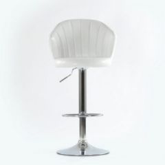 Барный стул Barneo N-31 Лидер Белый глянец в Магнитогорске - magnitogorsk.mebel24.online | фото 2