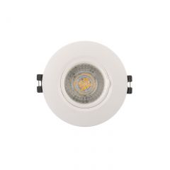 DK3028-WH Встраиваемый светильник, IP 20, 10 Вт, GU5.3, LED, белый, пластик в Магнитогорске - magnitogorsk.mebel24.online | фото 1