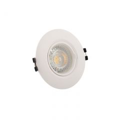 DK3028-WH Встраиваемый светильник, IP 20, 10 Вт, GU5.3, LED, белый, пластик в Магнитогорске - magnitogorsk.mebel24.online | фото 3