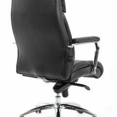 Кресло BRABIX PREMIUM "Phaeton EX-502" (кожа с компаньоном, хром, черное) 530882 в Магнитогорске - magnitogorsk.mebel24.online | фото 4