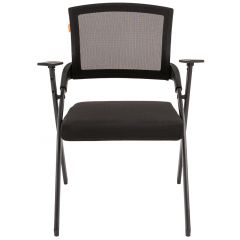 Кресло для посетителей CHAIRMAN NEXX (ткань стандарт черный/сетка DW-01) в Магнитогорске - magnitogorsk.mebel24.online | фото 2