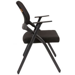 Кресло для посетителей CHAIRMAN NEXX (ткань стандарт черный/сетка DW-01) в Магнитогорске - magnitogorsk.mebel24.online | фото 3