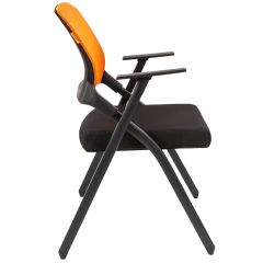 Кресло для посетителей CHAIRMAN NEXX (ткань стандарт черный/сетка DW-66) в Магнитогорске - magnitogorsk.mebel24.online | фото 3