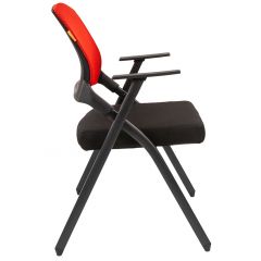 Кресло для посетителей CHAIRMAN NEXX (ткань стандарт черный/сетка DW-69) в Магнитогорске - magnitogorsk.mebel24.online | фото 3