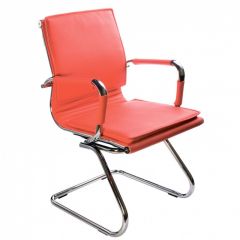 Кресло для посетителя Бюрократ CH-993-Low-V/Red красный в Магнитогорске - magnitogorsk.mebel24.online | фото