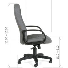 Кресло для руководителя  CHAIRMAN 685 СТ (ткань стандарт 10-356 черная) в Магнитогорске - magnitogorsk.mebel24.online | фото 6