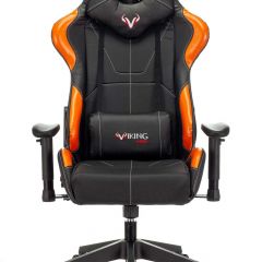 Кресло игровое Бюрократ VIKING 5 AERO ORANGE черный/оранжевый в Магнитогорске - magnitogorsk.mebel24.online | фото 3