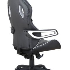 Кресло компьютерное BRABIX "Techno Pro GM-003" (черное/серое, вставки серые) 531814 в Магнитогорске - magnitogorsk.mebel24.online | фото 4