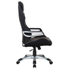 Кресло компьютерное BRABIX Techno GM-002 (ткань) черное/серое, вставки белые (531815) в Магнитогорске - magnitogorsk.mebel24.online | фото 4
