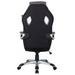 Кресло компьютерное BRABIX Techno GM-002 (ткань) черное/серое, вставки белые (531815) в Магнитогорске - magnitogorsk.mebel24.online | фото 6