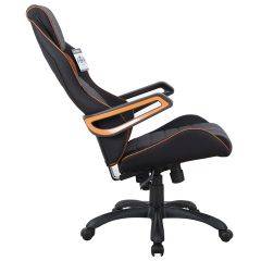 Кресло компьютерное BRABIX Techno Pro GM-003 (ткань черное/серое, вставки оранжевые) 531813 в Магнитогорске - magnitogorsk.mebel24.online | фото 4