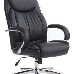 Кресло офисное BRABIX "Advance EX-575" (хром/экокожа/черное) 531825 в Магнитогорске - magnitogorsk.mebel24.online | фото 2