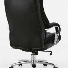 Кресло офисное BRABIX PREMIUM "Bomer HD-007" (рециклированная кожа, хром, черное) 531939 в Магнитогорске - magnitogorsk.mebel24.online | фото 4