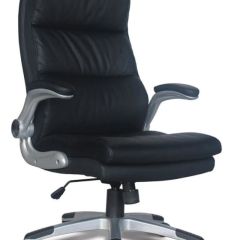 Кресло офисное BRABIX "Fregat EX-510" (рециклированная кожа, черное) 530863 в Магнитогорске - magnitogorsk.mebel24.online | фото