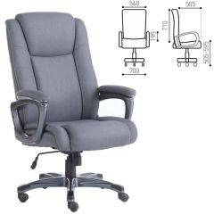 Кресло офисное BRABIX "Solid HD-005" (ткань/серое) 531823 в Магнитогорске - magnitogorsk.mebel24.online | фото
