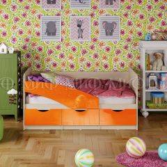 Кровать Бабочки (Оранжевый металлик) 1800 в Магнитогорске - magnitogorsk.mebel24.online | фото