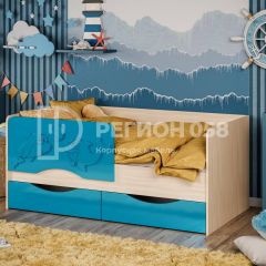 Кровать Дельфин-2 МДФ (фасад 3D) 1600 в Магнитогорске - magnitogorsk.mebel24.online | фото 3