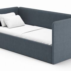 Кровать-диван Leonardo 160*70 (Серый) + боковина в Магнитогорске - magnitogorsk.mebel24.online | фото
