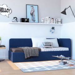 Кровать-диван Leonardo 160*70 (Синий) в Магнитогорске - magnitogorsk.mebel24.online | фото 6