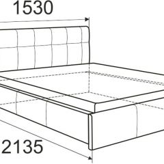 Кровать Лаура с латами Nice White 1400x2000 в Магнитогорске - magnitogorsk.mebel24.online | фото 2