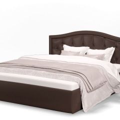 Кровать Стелла 1400*2000 + ПМ (Лесмо brown) коричневый в Магнитогорске - magnitogorsk.mebel24.online | фото