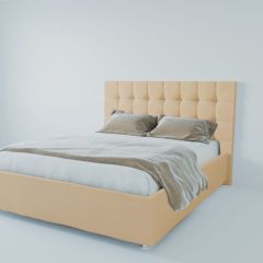 Кровать Венеция с ПМ 800 (экокожа бежевая) в Магнитогорске - magnitogorsk.mebel24.online | фото 2