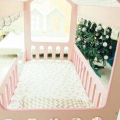 Кровать-домик без ящика 800*1600 (Розовый) в Магнитогорске - magnitogorsk.mebel24.online | фото 3