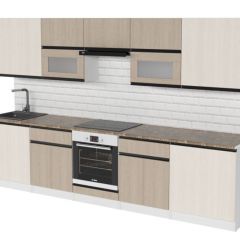 Кухонный гарнитур Кварц экстра 3000 мм в Магнитогорске - magnitogorsk.mebel24.online | фото 4