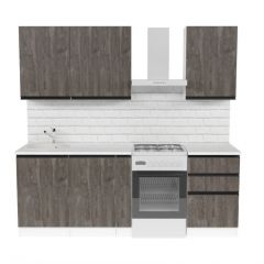 Кухонный гарнитур Ноктюрн стандарт 1600 мм в Магнитогорске - magnitogorsk.mebel24.online | фото 3