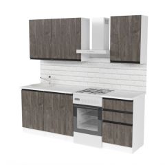 Кухонный гарнитур Ноктюрн стандарт 1600 мм в Магнитогорске - magnitogorsk.mebel24.online | фото 4