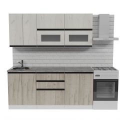 Кухонный гарнитур Паола макси 1800 мм в Магнитогорске - magnitogorsk.mebel24.online | фото 3