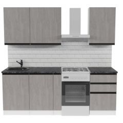 Кухонный гарнитур Сюита стандарт 1600 мм в Магнитогорске - magnitogorsk.mebel24.online | фото 3