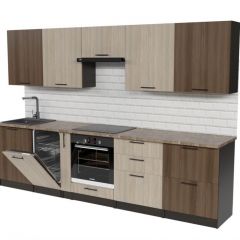 Кухонный гарнитур Яшма 3000 мм в Магнитогорске - magnitogorsk.mebel24.online | фото 4