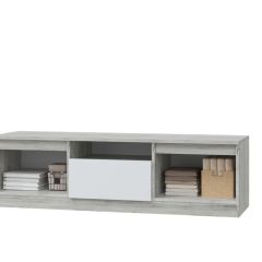 ЛОРИ Гостиная модульная (дуб серый/белый) в Магнитогорске - magnitogorsk.mebel24.online | фото 6