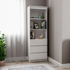 МОРИ МСТ 600.3 Стеллаж (белый) в Магнитогорске - magnitogorsk.mebel24.online | фото 1