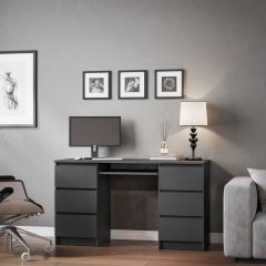 МОРИ МС-2 Стол 6 ящиков (графит) в Магнитогорске - magnitogorsk.mebel24.online | фото