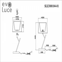 Настольная лампа декоративная EVOLUCE Denice SLE300104-01 в Магнитогорске - magnitogorsk.mebel24.online | фото 7