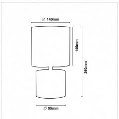 Настольная лампа декоративная Lucide Greasby 47502/81/38 в Магнитогорске - magnitogorsk.mebel24.online | фото 4