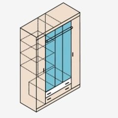 НИКА Н13 Шкаф для одежды в Магнитогорске - magnitogorsk.mebel24.online | фото 5