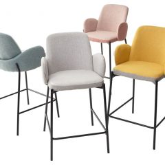 Полубарный стул NYX (H=65cm) VF113 светлая мята / VF115 серо-зеленый М-City в Магнитогорске - magnitogorsk.mebel24.online | фото 2