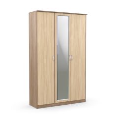 Шкаф 3-х створчатый Дуэт Люкс с зеркалом в Магнитогорске - magnitogorsk.mebel24.online | фото 5