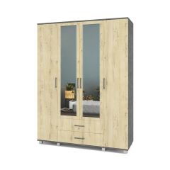 ЕВА Шкаф 4-х дверный Е43 в Магнитогорске - magnitogorsk.mebel24.online | фото 7