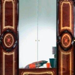Шкаф 4-х дверный с зеркалами (01.144) Роза (могано) в Магнитогорске - magnitogorsk.mebel24.online | фото