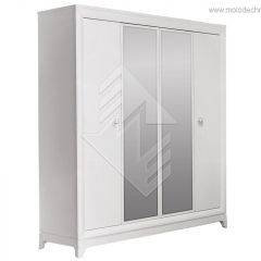 Шкаф для одежды Сабрина (ММ-302-01/04) с зеркалами в Магнитогорске - magnitogorsk.mebel24.online | фото