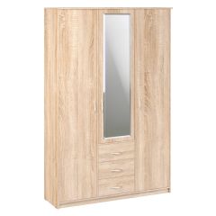 Шкаф комбинированный Дуэт Люкс с зеркалом в Магнитогорске - magnitogorsk.mebel24.online | фото 2