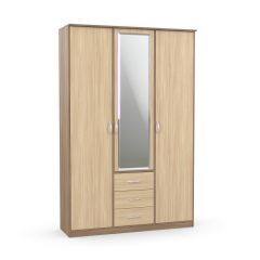 Шкаф комбинированный Дуэт Люкс с зеркалом в Магнитогорске - magnitogorsk.mebel24.online | фото 4