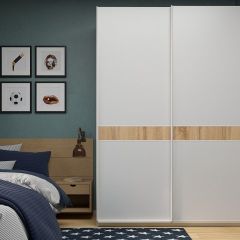 Шкаф-купе 1600 серии SOFT D6+D6+B2+PL3 (2 ящика+2штанги) профиль «Капучино» в Магнитогорске - magnitogorsk.mebel24.online | фото 5
