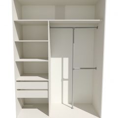 Шкаф-купе 1800 серии SOFT D8+D2+B2+PL4 (2 ящика+F обр.штанга) профиль «Графит» в Магнитогорске - magnitogorsk.mebel24.online | фото 2